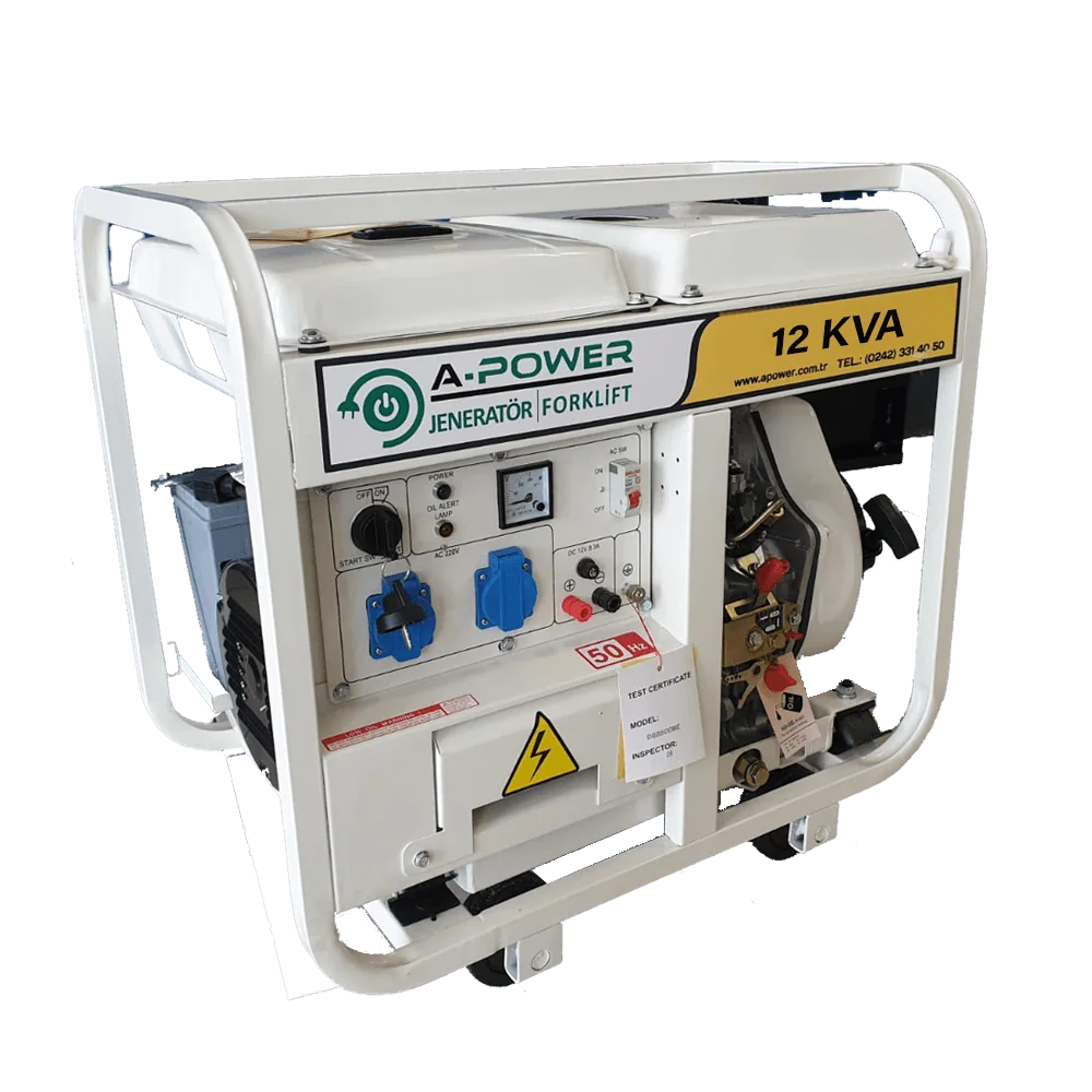 APOWER 12 KVA Dizel Portatif Jeneratör